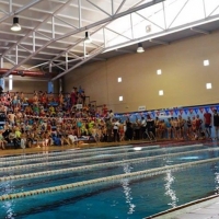 Cerca de 700 escolares participan en la Gymkana de Natación