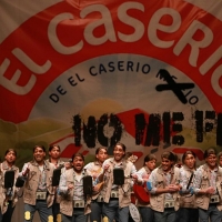 Actuación de la murga Los Camballotas en Preliminares