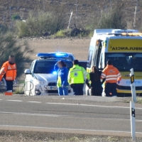 Varios heridos en un accidente en la Nacional-432 (Badajoz)