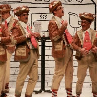 Actuación de la murga Los Espantaperros en Semifinales