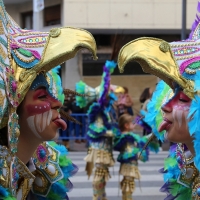 Gran nivel en el Desfile Infantil de Comparsas del Carnaval de Badajoz
