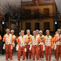 Actuación de la murga Los del año pasao en Preliminares