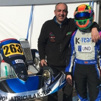 El extremeño Luis Belloso se codea con los mejores pilotos europeos de Karting