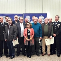 Homenaje a policías de Mérida y Don Benito-Villanueva