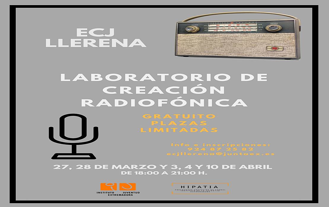 Un taller de creación y realización radiofónica en Llerena