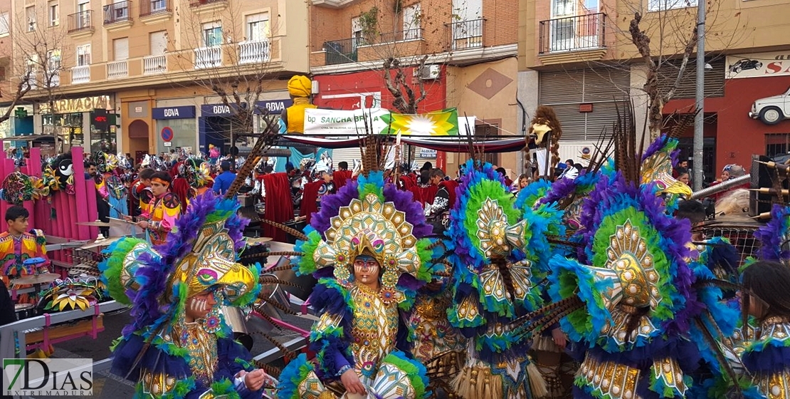 Buen ambiente en San Roque para despedir el Carnaval de Badajoz 2018