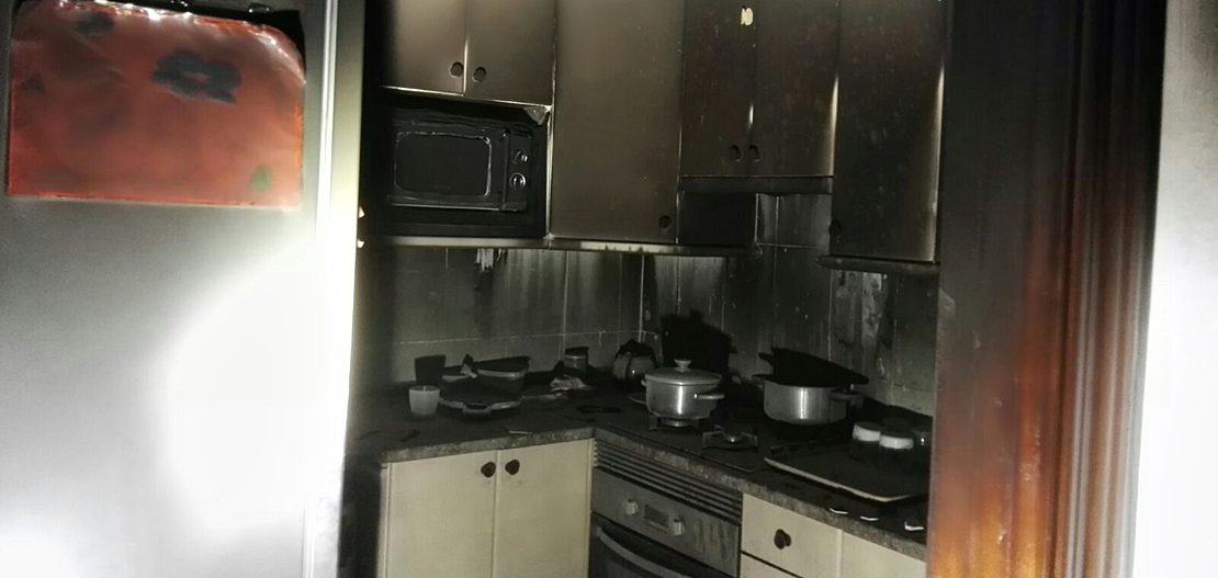 Una vivienda queda parcialmente calcinada tras incendiarse en Navalmoral