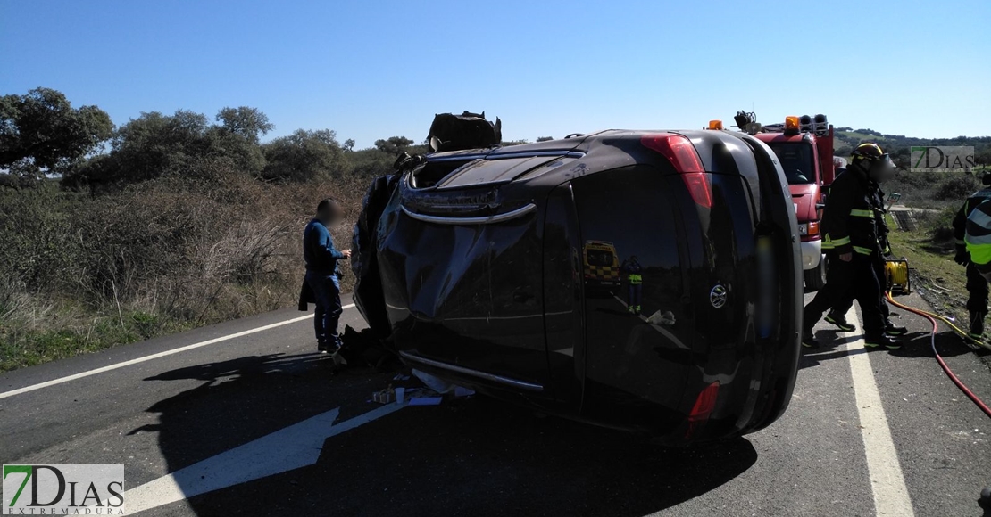 Accidente con un muerto en una carretera de Badajoz