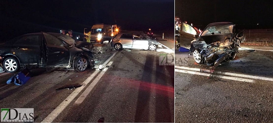 Siete heridos en un accidente en La Albuera (Badajoz)