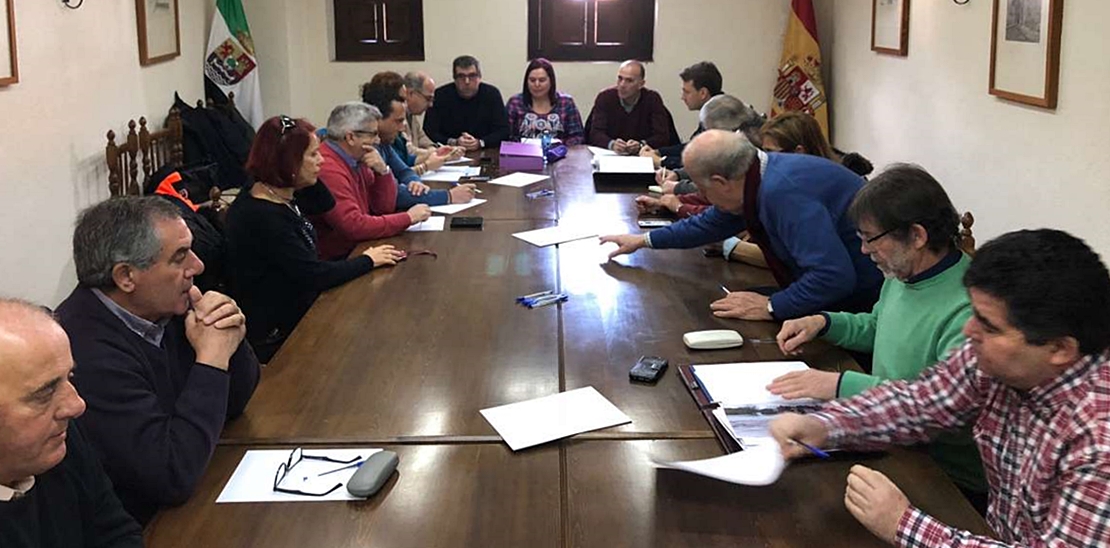 Reunión para cuantificar los daños de Emma, Félix y Gisele en La Vera