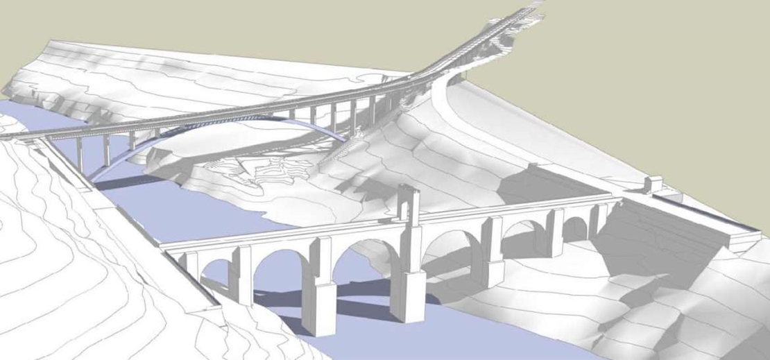 Así será el nuevo puente de Alcántara