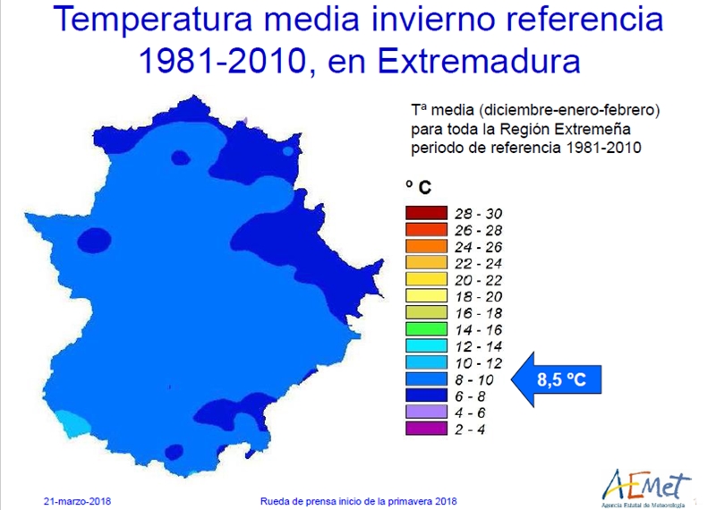 AEMET pronostica una primavera más cálida y seca de lo normal