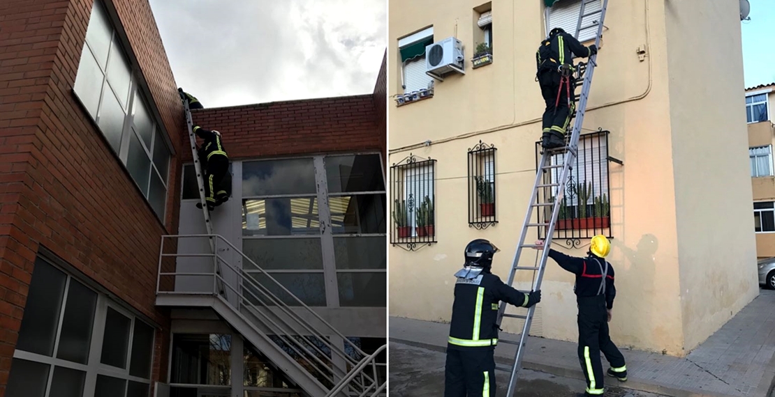 La Borrasca Emma causa numerosos daños en Badajoz y Zafra