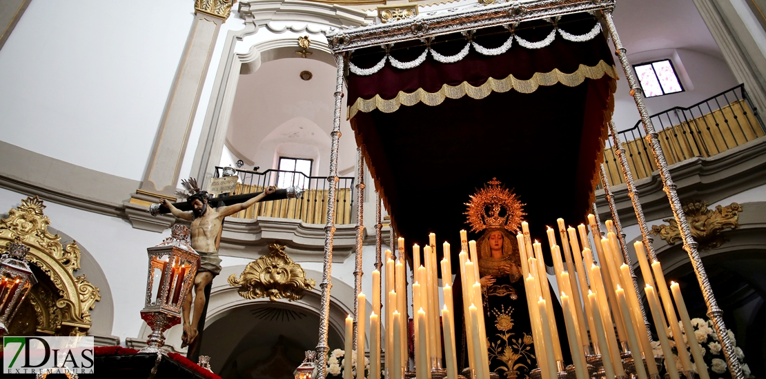 La Patrona de Badajoz, San Agustín y la Concepción procesionaron bajo la atenta mirada de los pacenses