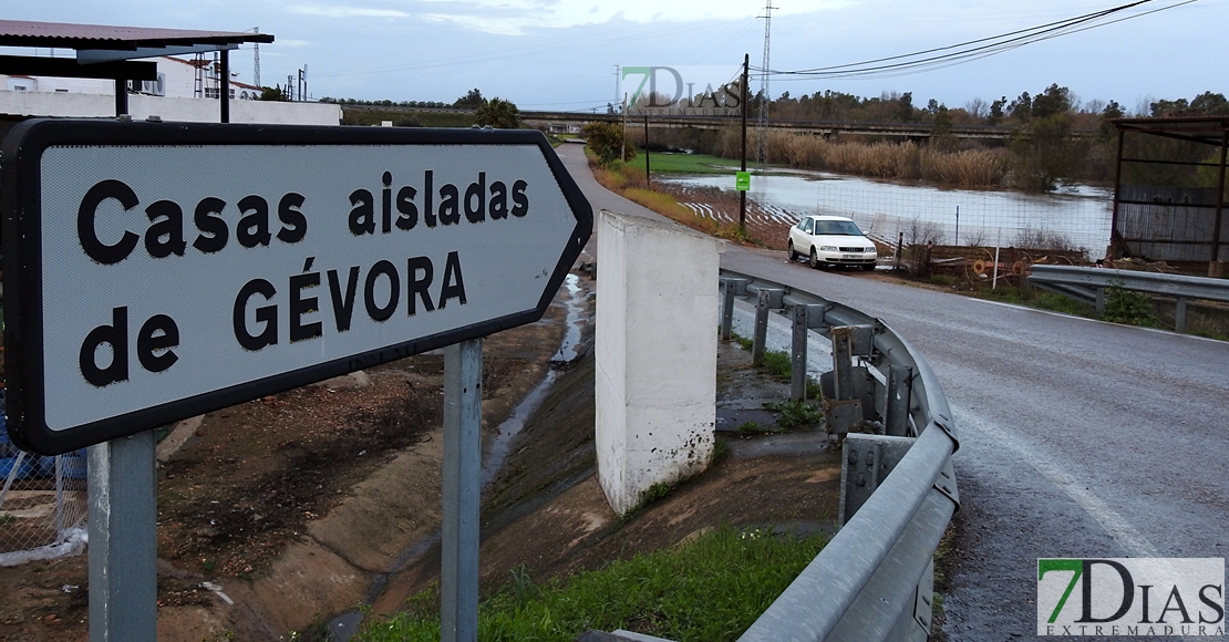 Las casas aisladas de Gévora tendrán que ser desalojadas tarde o temprano