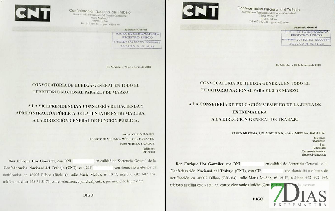 La Administración, CCOO y UGT tratan de boicotear la Huelga Feminista