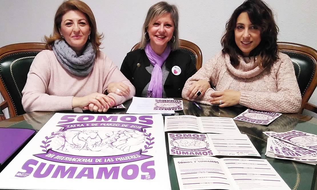 El Ayuntamiento de Zafra apoya la huelga bajo el lema &#39;Somos-Sumamos&#39;