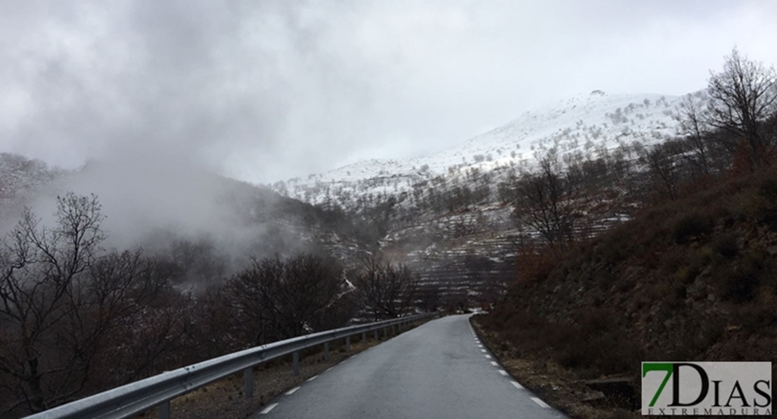 Desactivada la alerta amarilla por nevadas en el norte de Cáceres