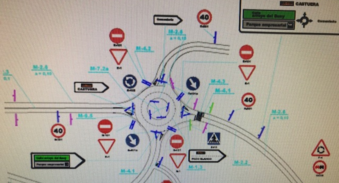 Habrá una rotonda entre la Ex – 104 y Cabeza del Buey