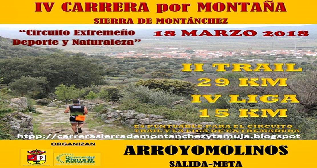 Últimos días para apuntarse a la IV Carrera &#39;Sierra de Montánchez&#39;