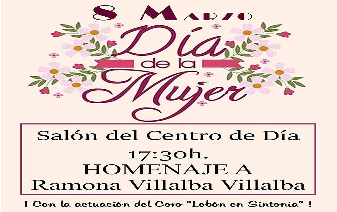 Lobón rinde homenaje a Ramona Villalba en el Día de la Mujer