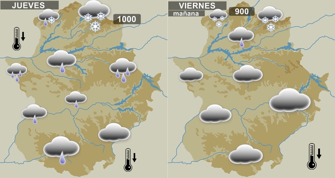 PRONÓSTICO 7DÍAS: ¿Qué días lloverá más, cuánto viento hará y dónde nevará?