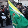 Los Ferroviarios procesionan por las calles de Mérida