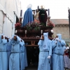 Los Ferroviarios procesionan por las calles de Mérida