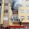 Imágenes del grave incendio de una vivienda en San Fernando