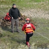 Cruz Roja realiza prácticas subacuáticas en el río Guadiana