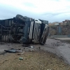 Cortado por accidente un carril de acceso a la A-5