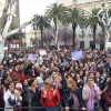 Miles de mujeres claman en Badajoz por una igualdad real