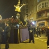 Víctor protagoniza el momento más emotivo de la Semana Santa de Badajoz