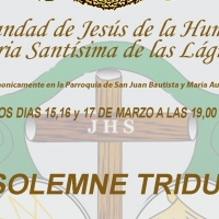 Triduo a Jesús de la Humildad y Las Lágrimas