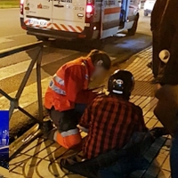 Dos menores heridos en un accidente en Sinforiano Madroñero