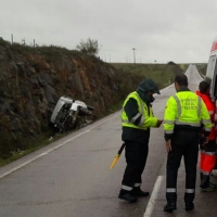 Tres heridos en un accidente en la Carretera EX-390