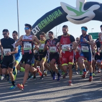 Montero y Lozano se proclaman campeones de Extremadura de Duatlón