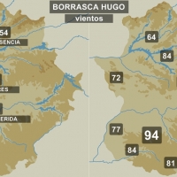 Zafra registra la máxima racha de viento cercana a los 100 km/h