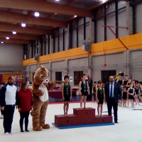 Los jóvenes gimnastas extremeños se exhiben en Mérida