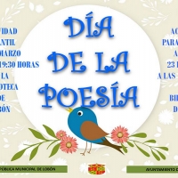 Actividades para celebrar el Día de la Poesía en la biblioteca de Lobón