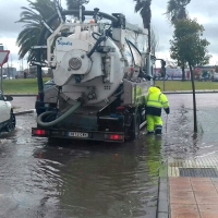 Diluvia en Badajoz, agua bendita