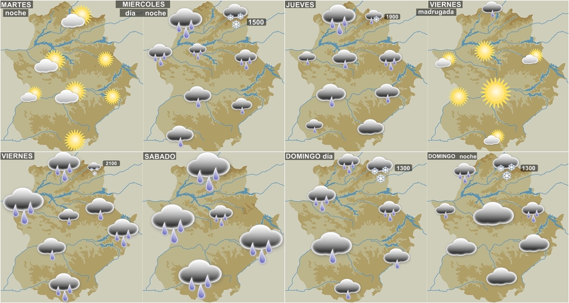 PRONÓSTICO SEMANAL: ¿Qué días lloverá más y cuándo parará?