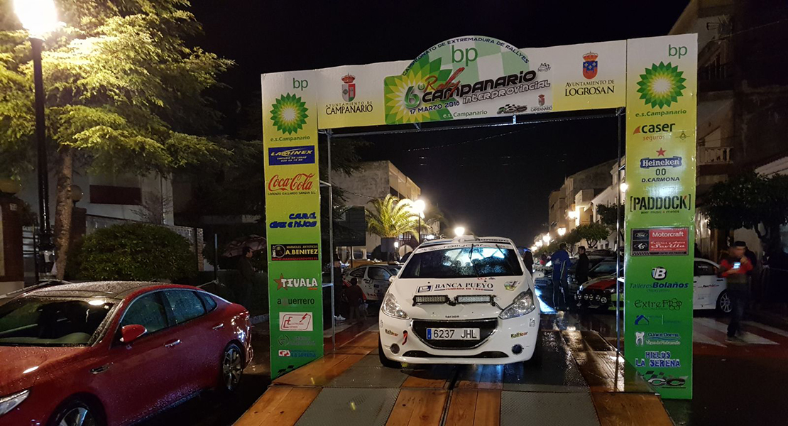 Noriego y Canelo dominan el 6º Rally Campanario Interprovincial