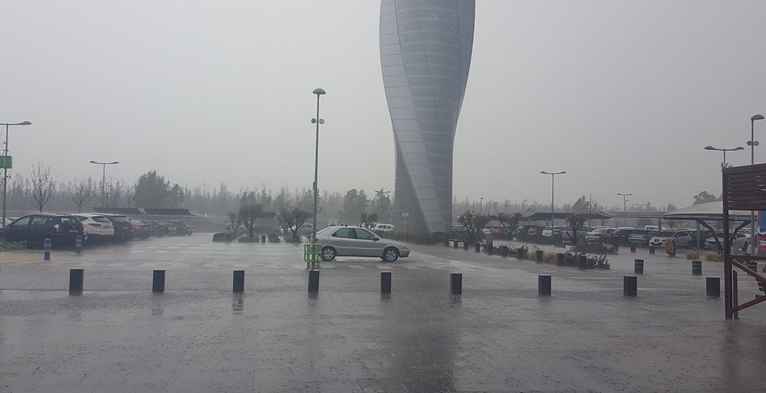 Diluvia en Badajoz, agua bendita