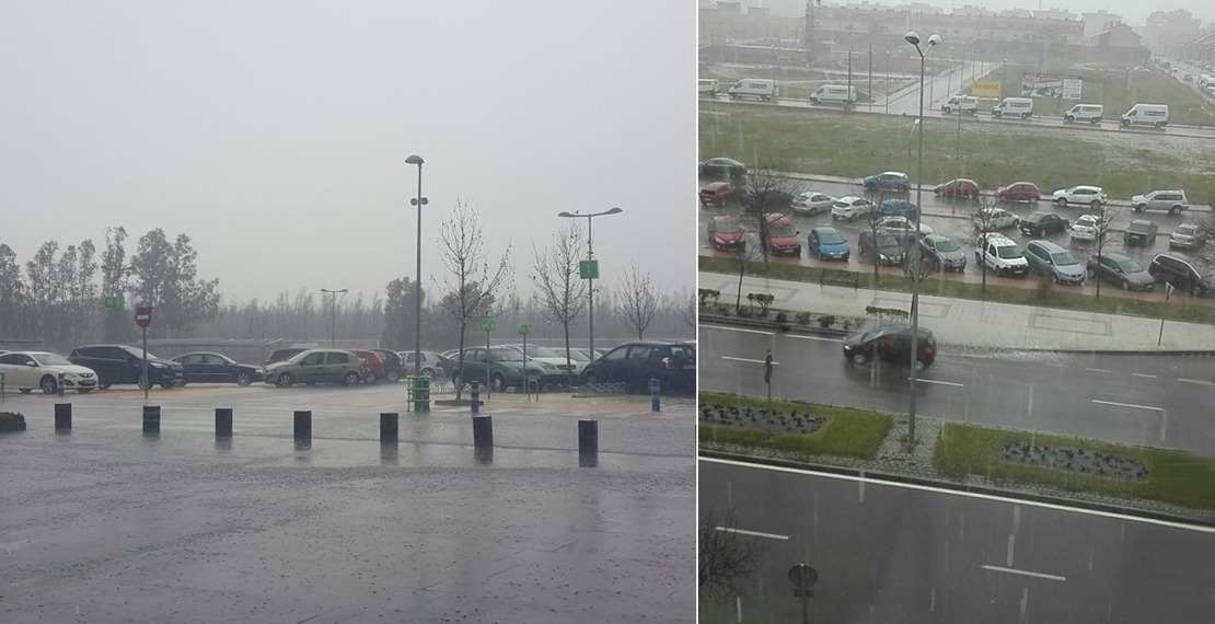 Diluvia en Badajoz, agua bendita