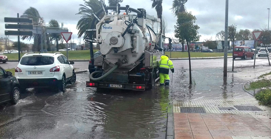 Diluvia en Badajoz, agua bendita