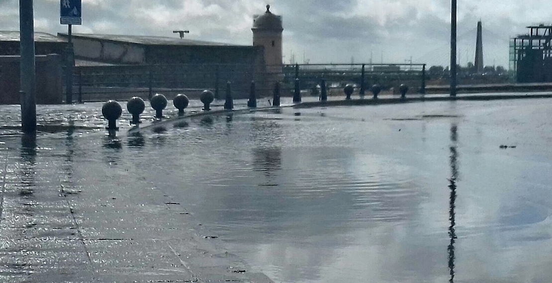 Diluvia en Badajoz, agua bendita