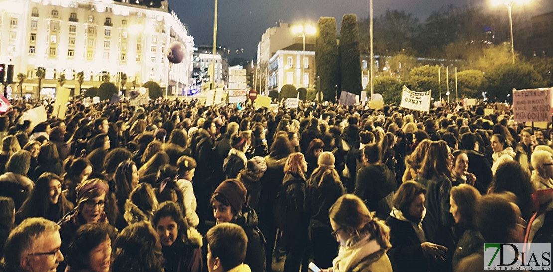 Reportaje de la manifestación del Día de la Mujer en Madrid