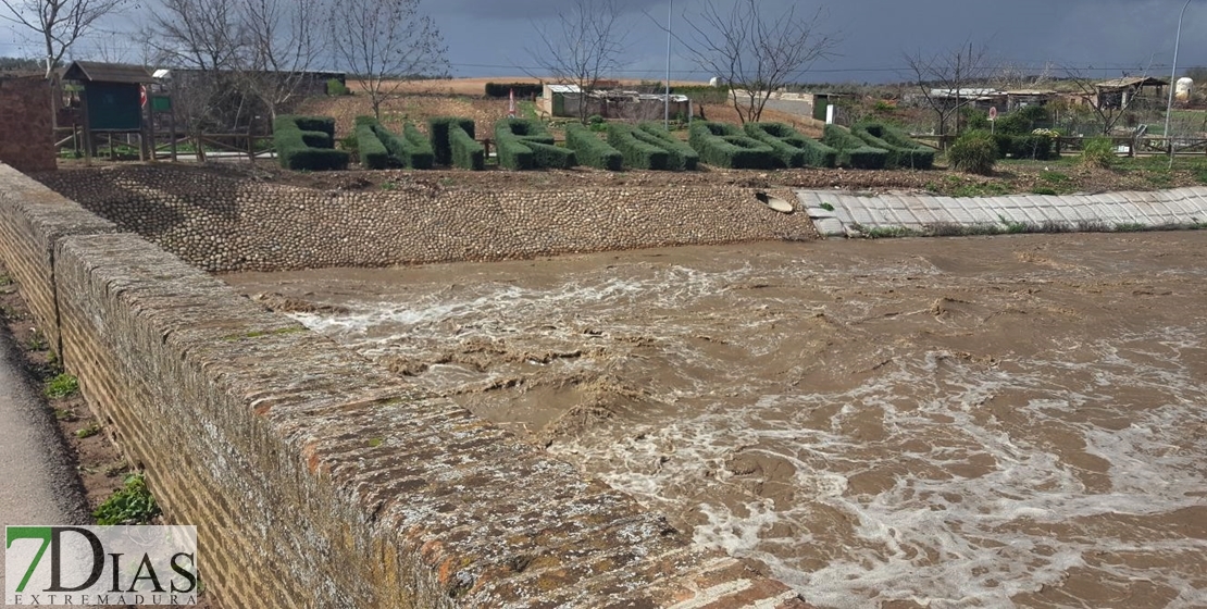 PRECAUCIÓN: Así bajan los arroyos y ríos en Tierra de Barros y Sierra Suroeste