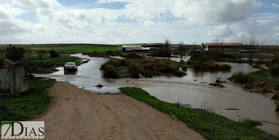 PRECAUCIÓN: Así bajan los arroyos y ríos en Tierra de Barros y Sierra Suroeste